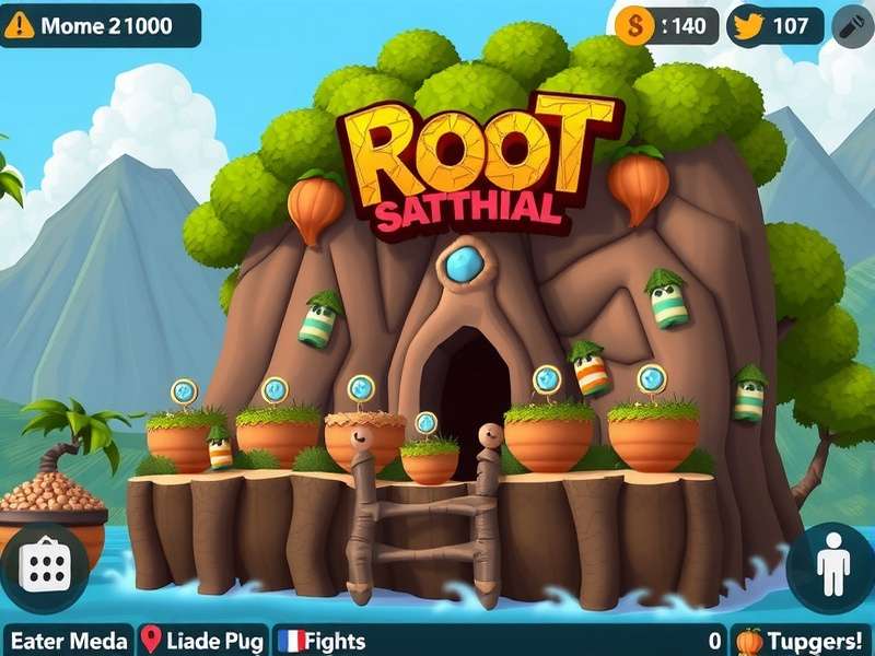 Root board game setup showing factions and components