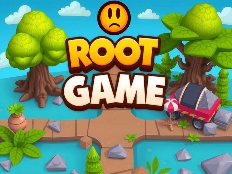 Root board game components spread on a table with detailed miniatures and cards