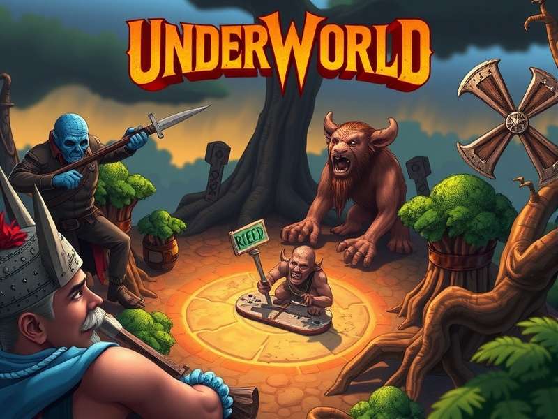 Root Underworld Expansion components laid out on a game table showing new factions and maps