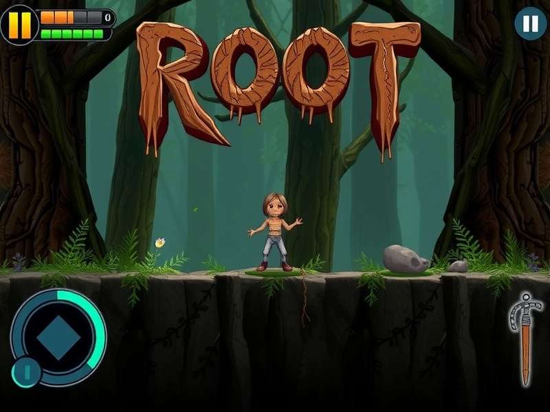 Root Film gameplay screenshot showing the protagonist investigating a scene