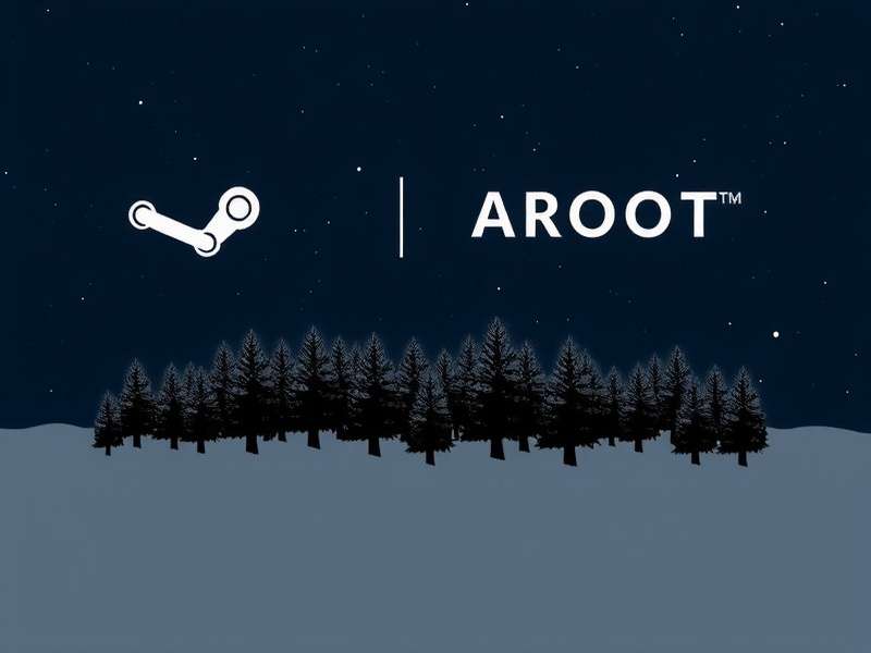 Root digital board game interface on a computer screen showing the woodland map