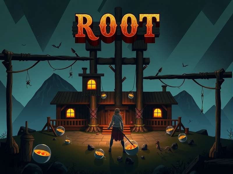 Root board game setup showing factions and game board