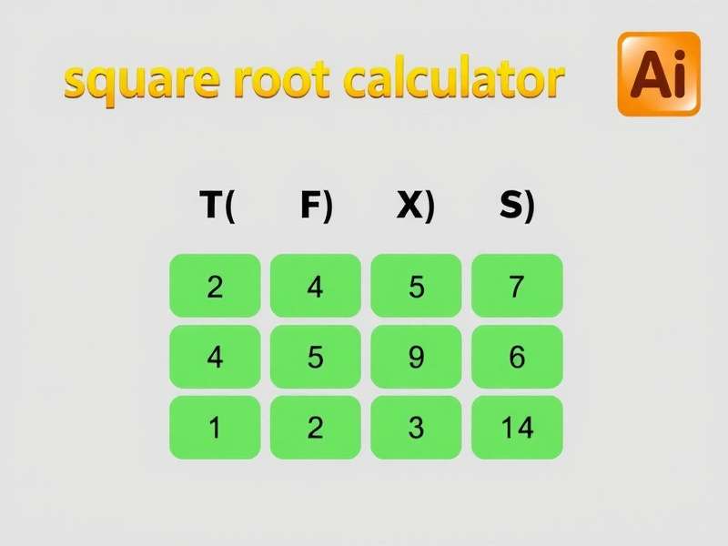 A visual guide showing the process of calculating square roots on a modern calculator and with manual methods.