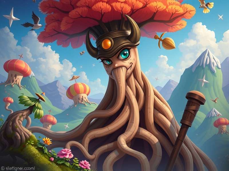 Detailed artwork of Root board game components spread out on a wooden table