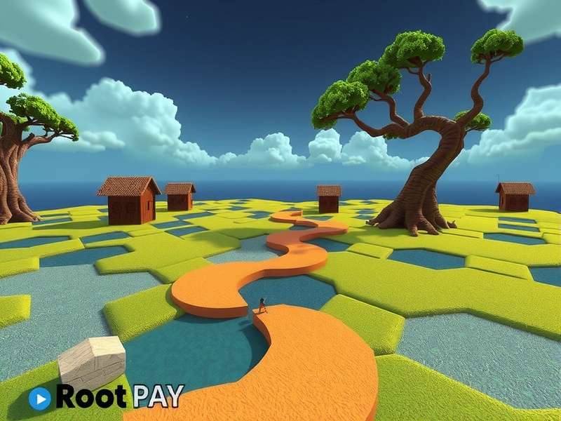 Root board game setup showing the lush woodland map, faction pieces, and cards