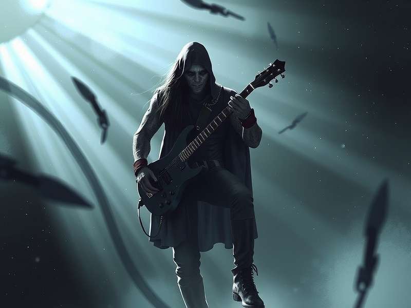 Jim Root showcasing Root game artwork