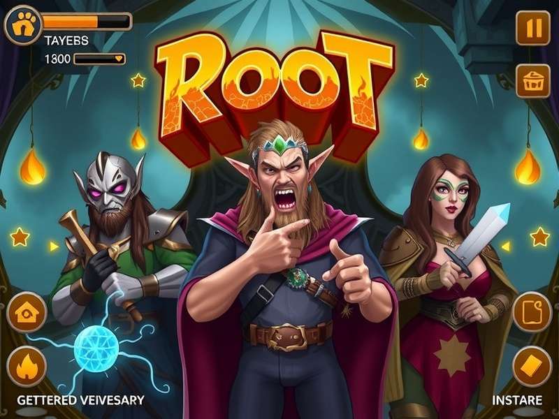 Mobile screen showing the Underground Duchy (mole) faction in play