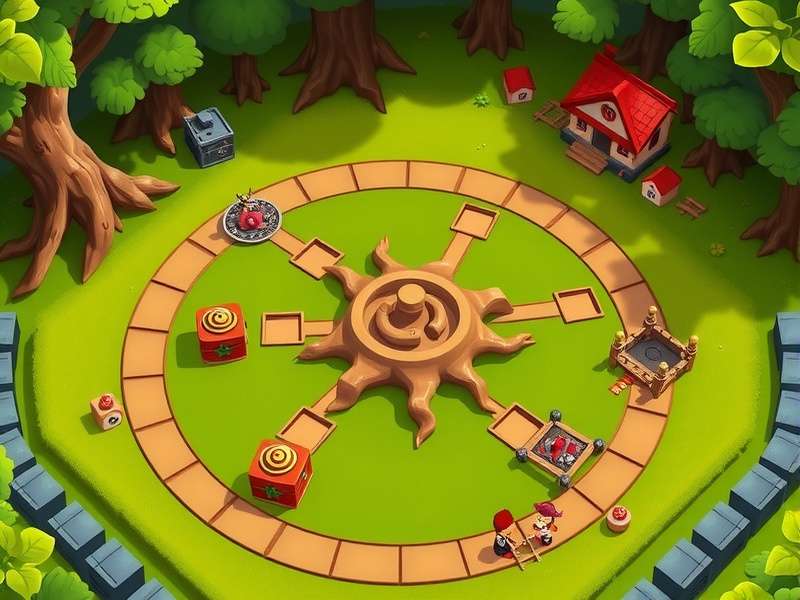 Root board game setup with detailed components