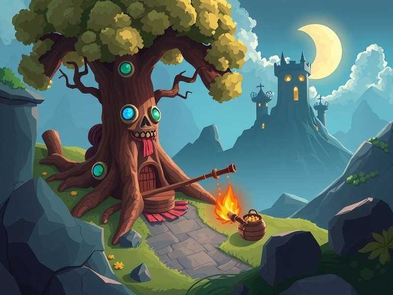 Detailed collage showing the various artistic components of the Root board game including the board, cards, and faction meeples