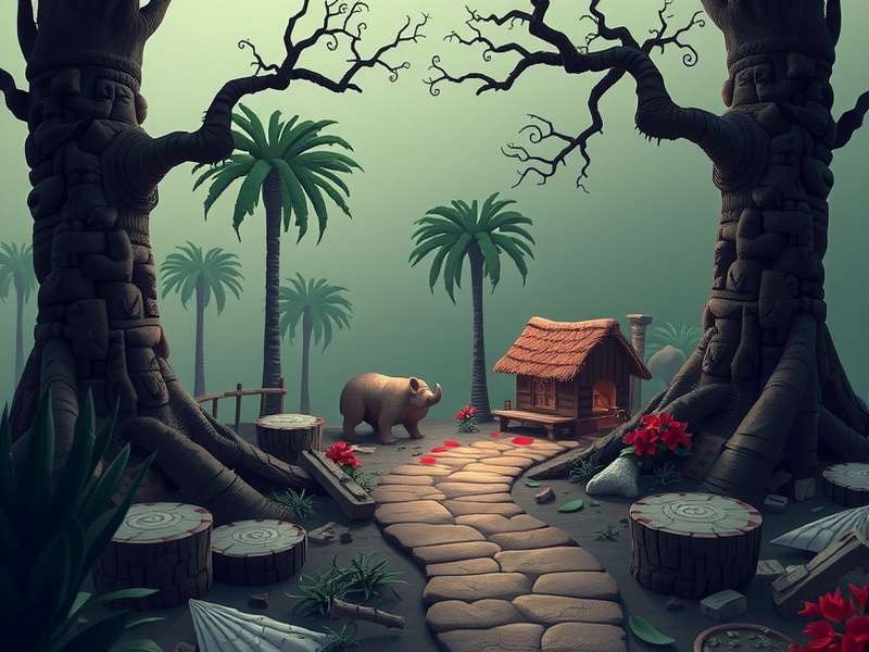 Root Board Game components spread on a table showing factions and map