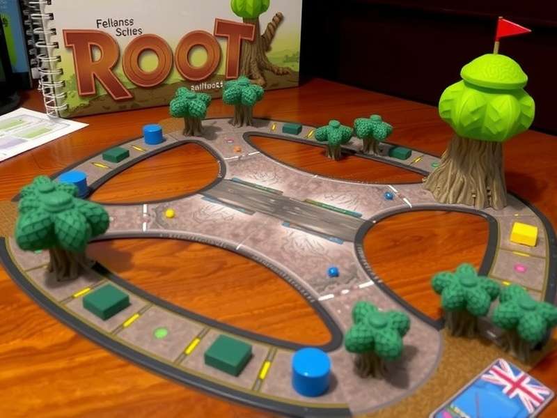 Collection of Root board game expansion boxes