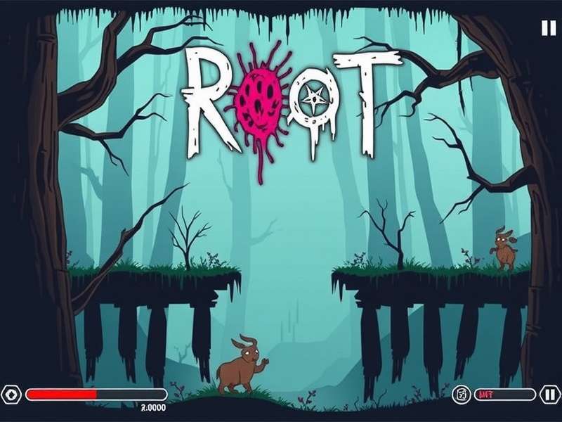 Screenshot of Root PC game showing the Marquise de Cat faction battling the Woodland Alliance on the digital board