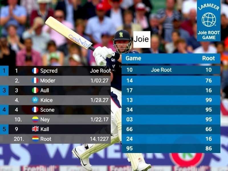 Joe Root playing a classic cover drive during a Test match