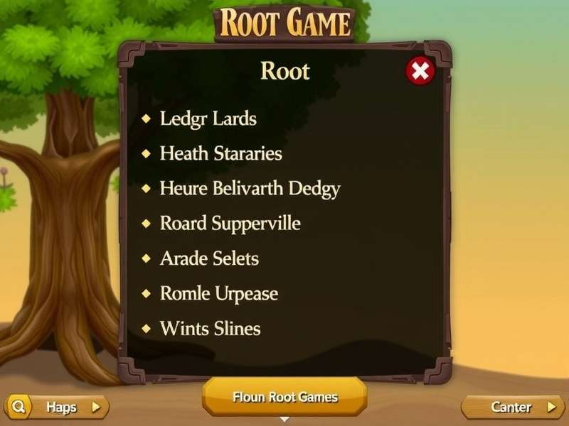 Root board game expansion components laid out on a wooden table with forest background