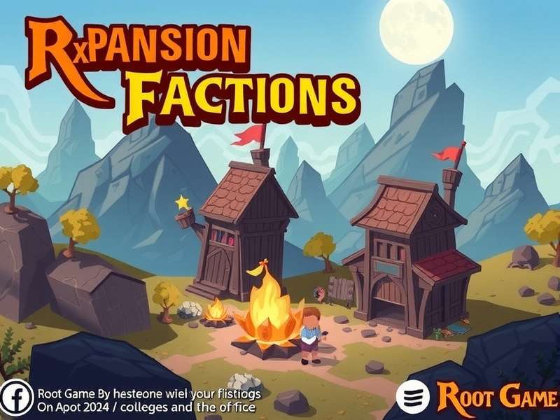 Root Game Expansion Factions overview showing Riverfolk, Underground, and Marauder expansions