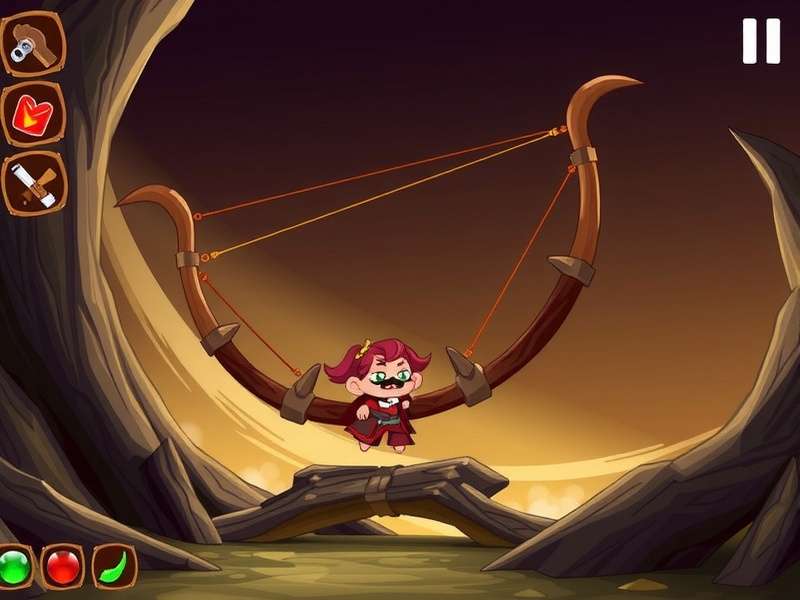 Root Game Master Bow action scene — a Vagabond firing an arrow in the forest